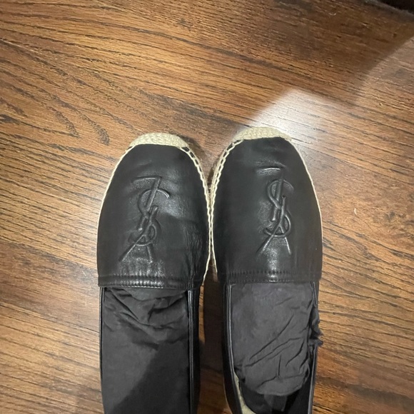 Authentic barely used YSL lamb skin black espadrilles. Like new! - Picture 7 of 7